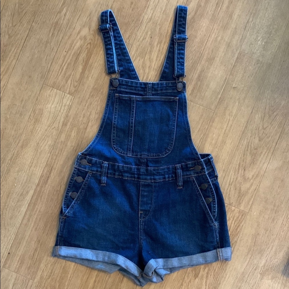 Old navy denim overall shorts